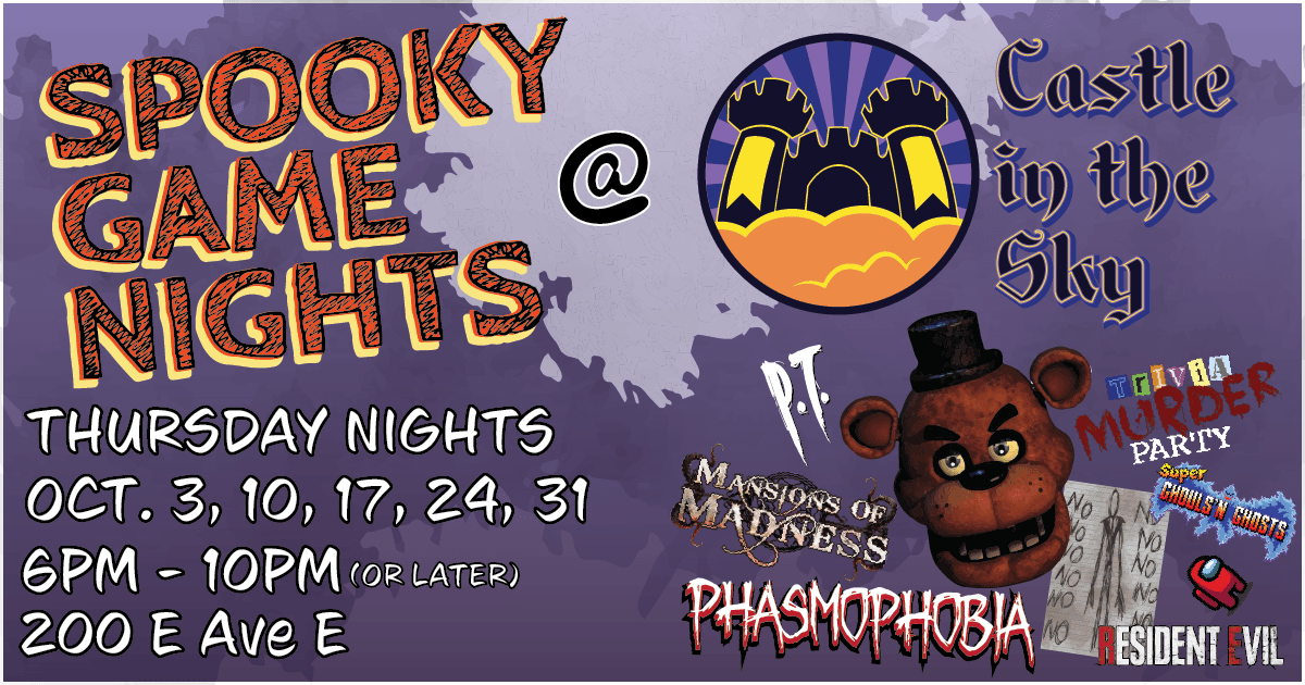 Spooky Game Nights - Oct 31