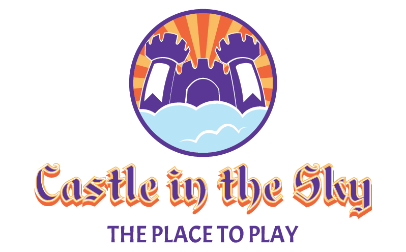 Castle in the Sky Logo with slogan "The Place to Play"