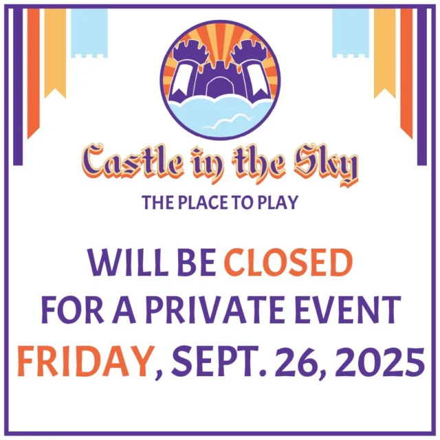 Closed today for a Private Event.

See y'all tomorrow!

 #castleintheskygames #theplacetoplay #alpinetx #friendlylocalgamestore